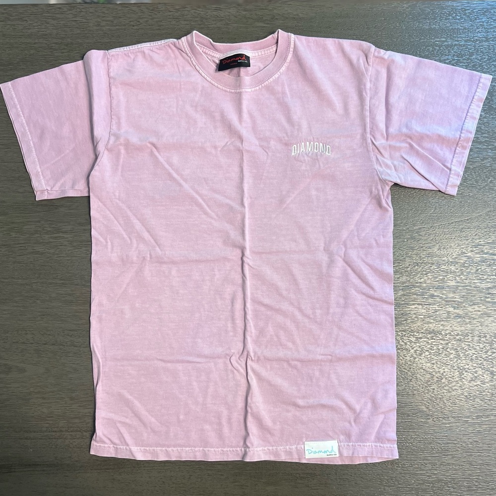 Diamond Supply Co. Logo Tee I Washed Pink | Size S
